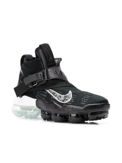 Shop Nike Air Vapormax Premier Flyknit Sneakers In Black
