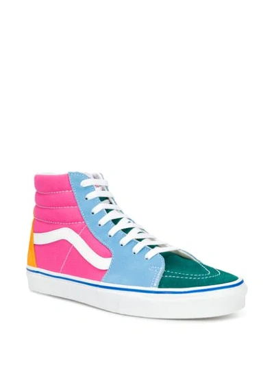 Shop Vans Hi-top Skate Sneakers In Multicolour