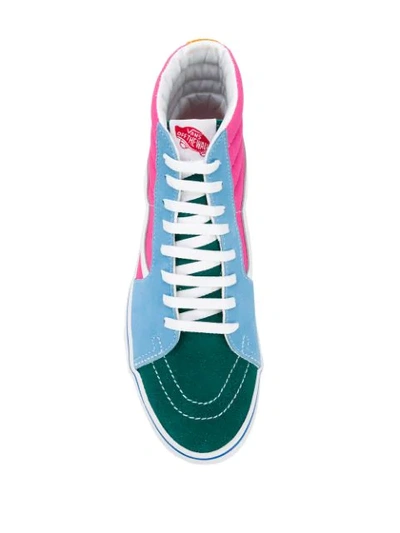 Shop Vans Hi-top Skate Sneakers In Multicolour