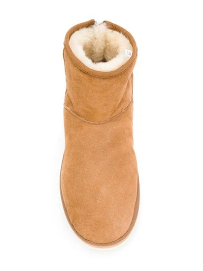 Shop Suicoke Zipped Snow Boots - Brown
