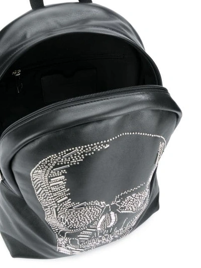 Shop Alexander Mcqueen Studded Skull Backpack In Black