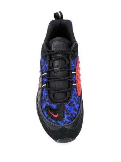 Shop Nike Air Max 98 Premium Animal Sneakers In Black