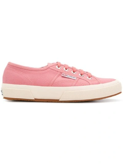 Shop Superga Lace-up Sneakers In Pink