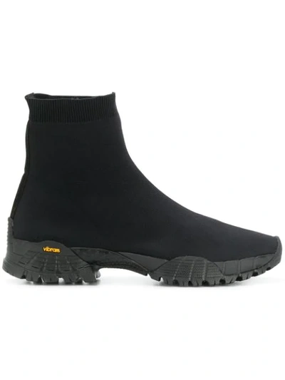 Shop Alyx 1017  9sm Knit Hiking Boots - Black