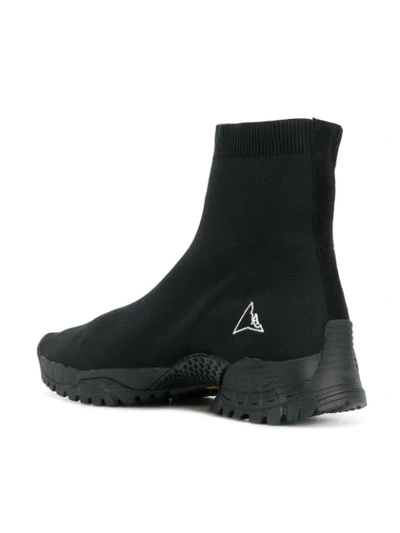 Shop Alyx 1017  9sm Knit Hiking Boots - Black