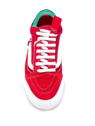 Shop Vans Cap Lx Regrind Sneakers In Red