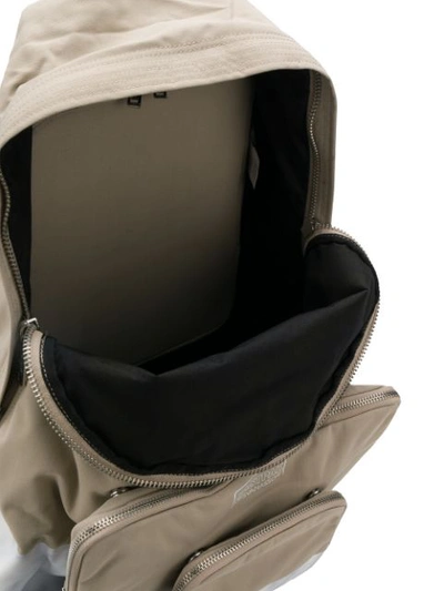 Shop Eastpak X Kris Van Assche Two-tone Backpack In Brown