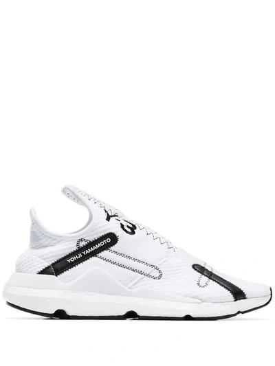 Shop Y-3 White Reberu Low-top Sneakers