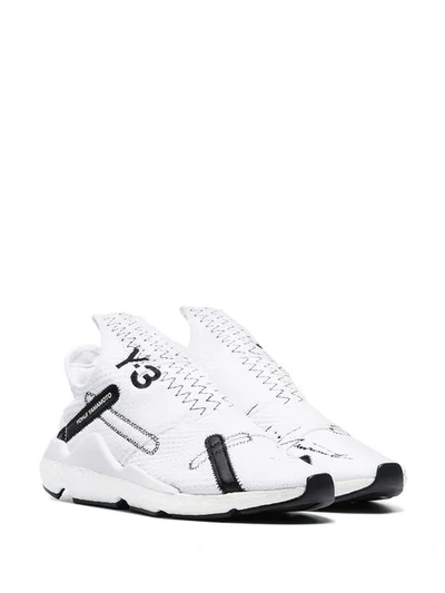 Shop Y-3 White Reberu Low-top Sneakers