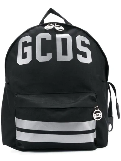Shop Gcds Logo Printed Backpack - Black