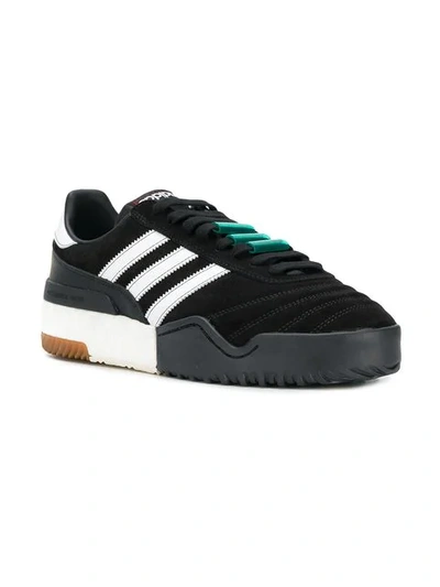 Shop Adidas Originals By Alexander Wang Bball Soccer Sneakers In Black