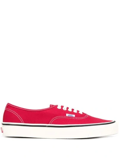 Shop Vans Authentic Sneakers In Red