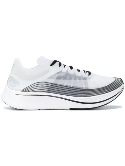 Shop Nike Lab Zoom Fly Sp Sneakers In White
