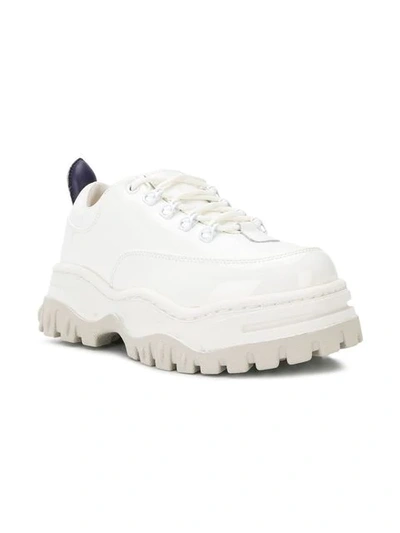 Shop Eytys Angel Sneakers In White