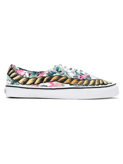 Shop À La Garçonne Handpainted  X Vans Sneakers In Tropical