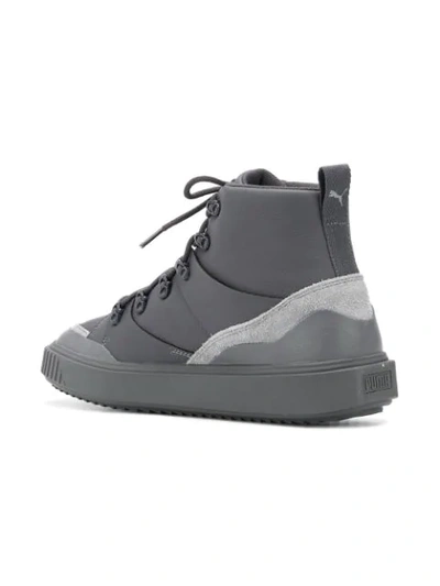 Shop Puma Breaker Mid Sneakers In Grey