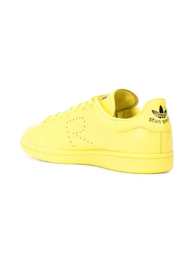 Shop Adidas Originals R Logo Stan Smith Sneakers In Yellow