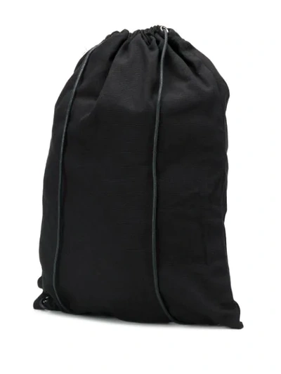 Shop Ktz Drawstring Backpack In Black