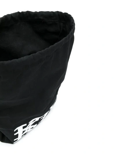Shop Ktz Drawstring Backpack In Black