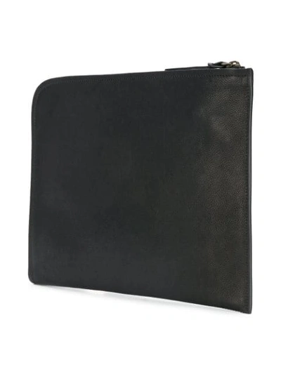 Shop Officine Creative Tablet Zipped Clutch In Black