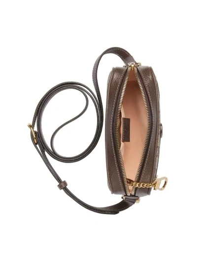 Shop Gucci Mini Ophidia Shoulder Bag In Brown ,multicolour
