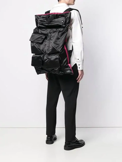Shop Eastpak X Raf Simons Poster Backpack In Black