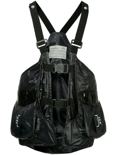 Shop A-cold-wall* Waterproof Backpack In Black