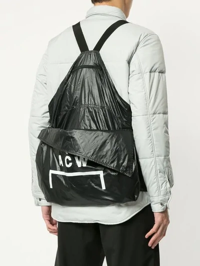 Shop A-cold-wall* Waterproof Backpack In Black