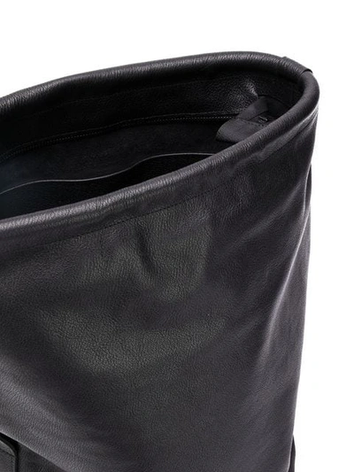 Shop Isaac Reina Zipped Bucket Tote - Black