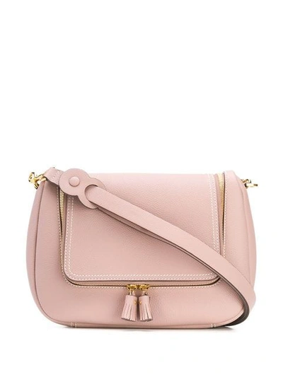 Shop Anya Hindmarch Vere Soft Satchel Shoulder Bag In Pink