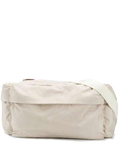 Shop Jil Sander Padded Holdall - Neutrals