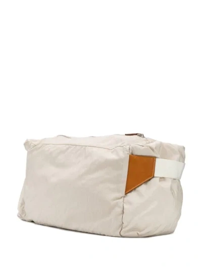 Shop Jil Sander Padded Holdall - Neutrals