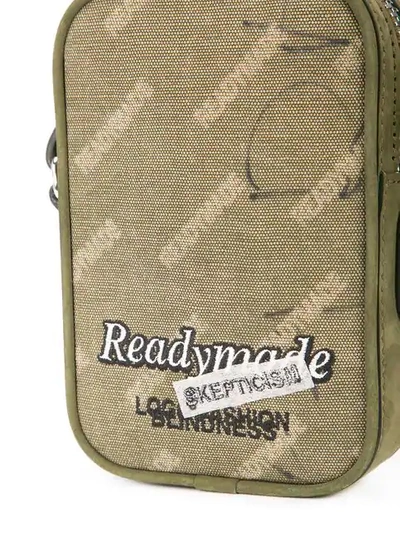 Readymade Mini Logo Messenger Pouch In Green