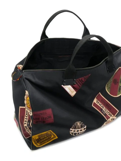 Pre-owned Jean Paul Gaultier Large Boston Holdall In Black