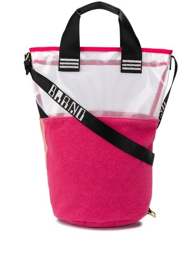 Shop Acne Studios Tote Bag In Pink