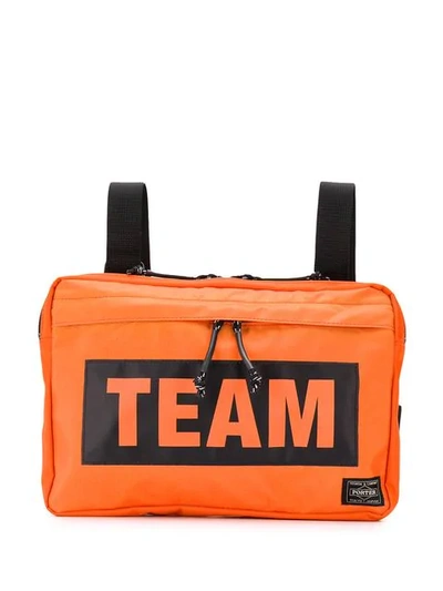 Shop Neighborhood Team Pouch Bag In Orange