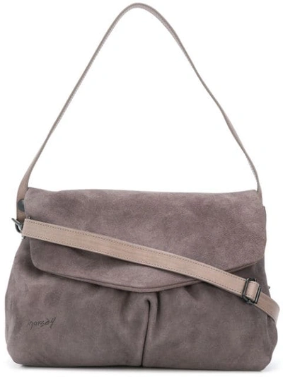 Shop Marsèll Shoulder Bag In Grey