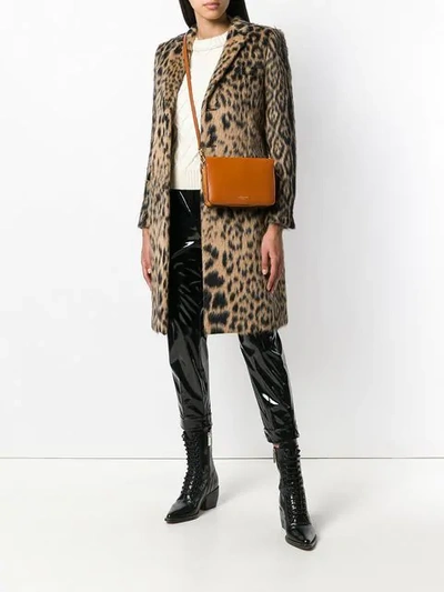 Shop Givenchy Cross3 Shoulder Bag In Brown