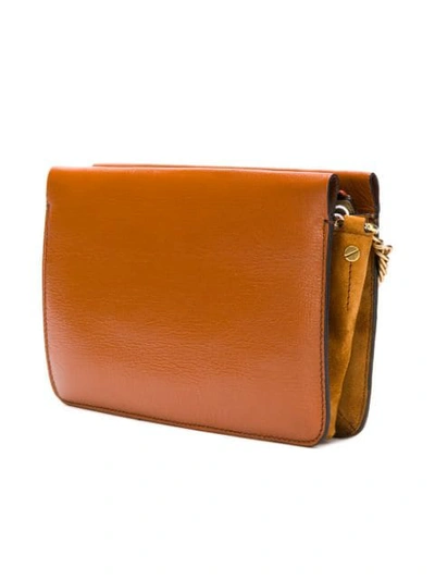 Shop Givenchy Cross3 Shoulder Bag In Brown