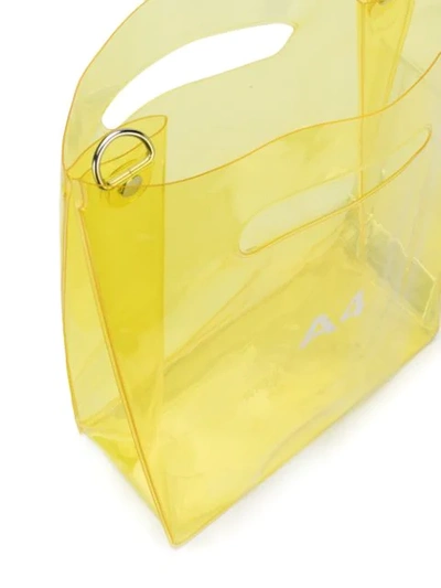 Shop Nana-nana A4 Tote Bag In Yellow
