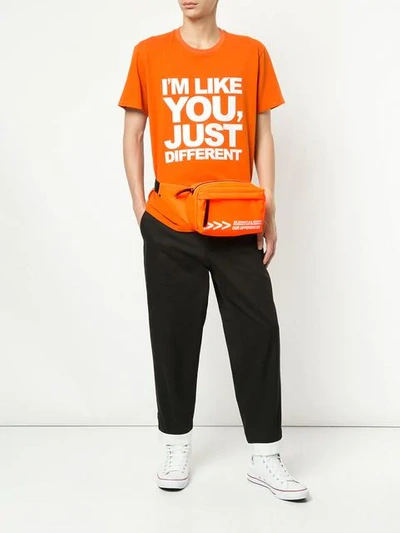 Shop Ports V Slogan Belt Bag In Orange