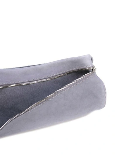 Shop Guidi Soft Crossbody Bag In Grey
