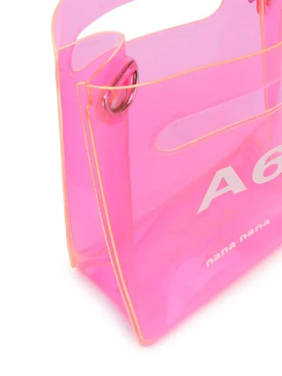 Shop Nana-nana Mini A6 Tote Bag In Pink