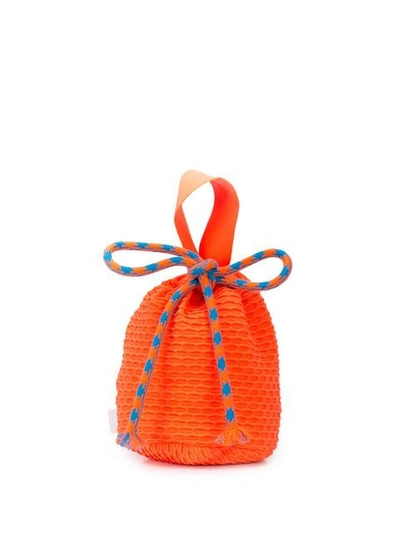 Shop Angus Chiang Successful Bucket Bag In Orange