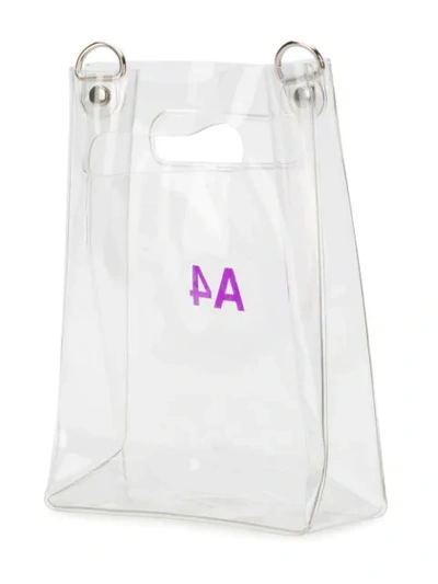 Shop Nana-nana A4 Tote Bag In White