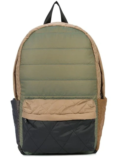 Shop Mostly Heard Rarely Seen Quilted Backpack In Green
