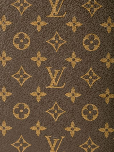 Shop Pre-owned Louis Vuitton Monogram Laptop Travel Clutch Bag In Brown