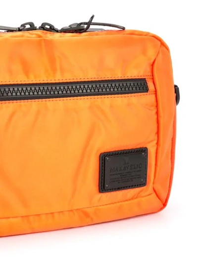 Shop Makavelic Bi-layer Pouch Crossbody Bag In Yellow