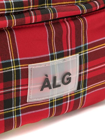 Shop Àlg Tartan Print Belt Bag In Multicolour