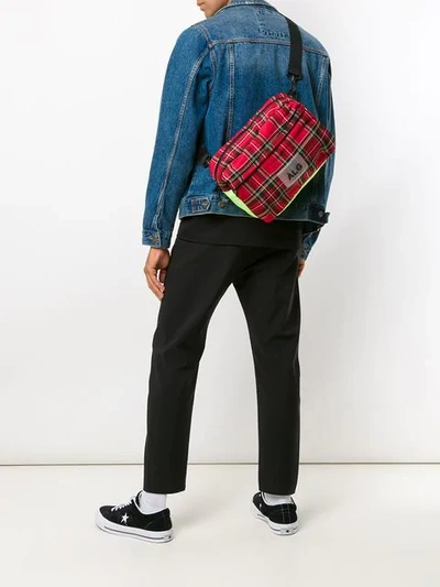 Shop Àlg Tartan Print Belt Bag In Multicolour